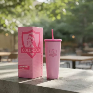 Vaso Tumbler Pink Colo Colo