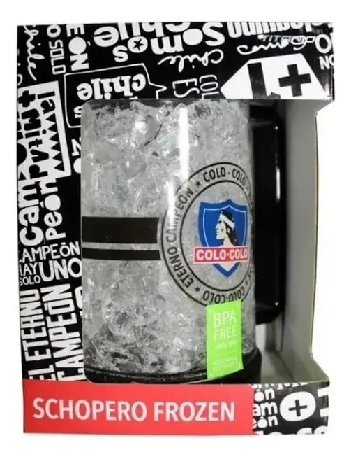 Shopero Frozen Colo-Colo Licenciado, Jarra de Cerveza de 600 ml - Imagen 2