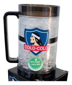 Shopero Frozen Colo-Colo Licenciado, Jarra de Cerveza de 600 ml