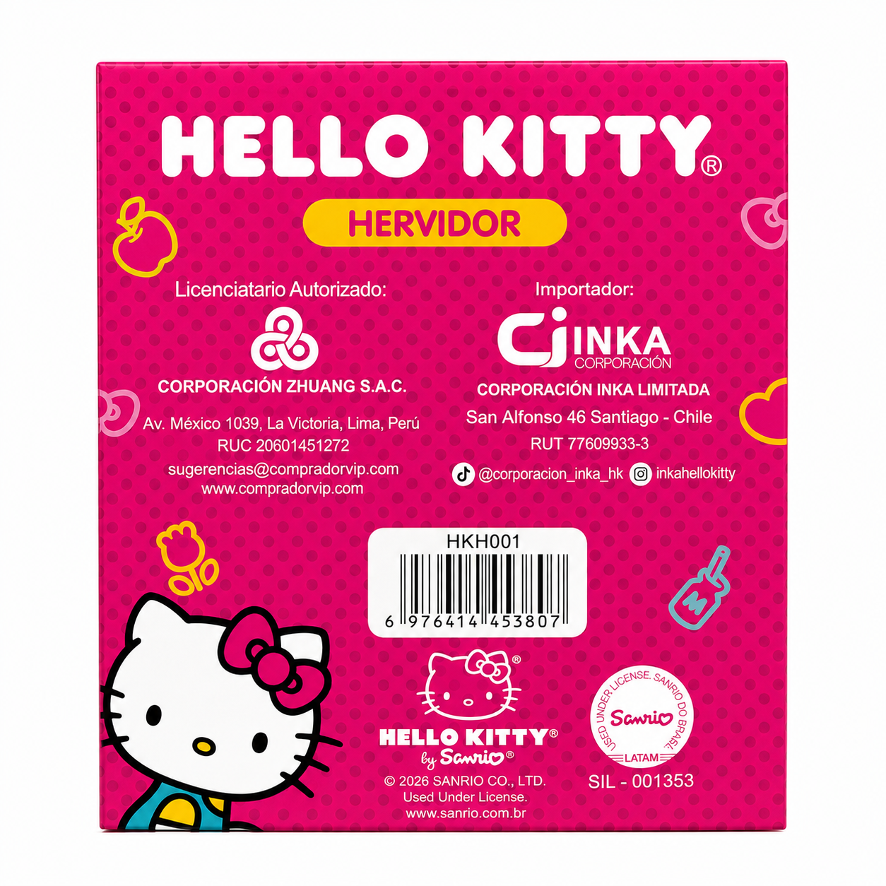 Hervidor Eléctrico Hello Kitty – Diseño Original y Decorativo - Imagen 3