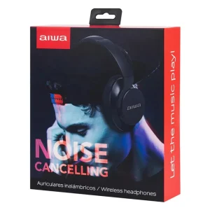 Audífonos Bluetooth Aiwa Noise Cancelling Aw-knc1090L